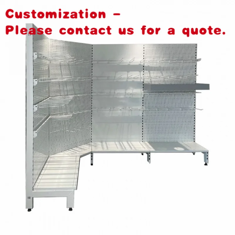 

custom.Modern Metal Single Side Shelving Retail Store Shop Shelves Supermarket Shelf Display Rack Wall Shelving