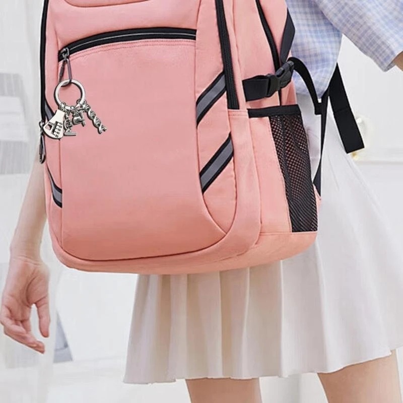 HXBF Backpack Charm Elegant Keychain Metal Metal Previce Perfect for Special Gifts