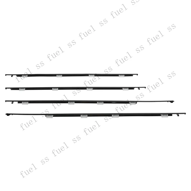 S+ 4pcs Weatherstrip Window Seal 72410S5A003 For Honda Civic 2001-2005 SQ