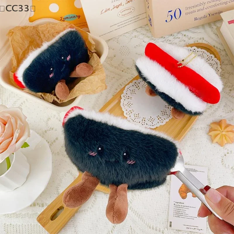 

Креативный плюшевый брелок с изображением хот-дога, милая мягкая кукла, брелок для ключей, сумка, подвесное украшение для рюкзака, милые подарки