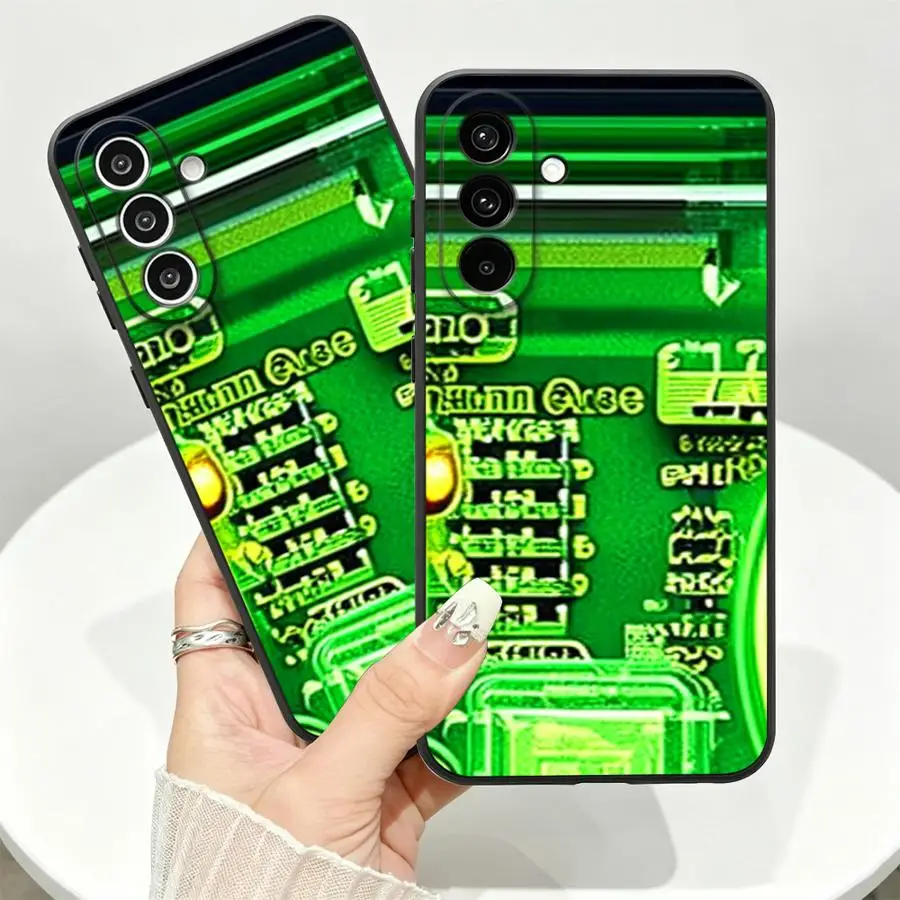 Green Neon Console Case for Samsung Galaxy A57 A15 A05 A25 A16 A37 A55 A23 A73 A51 A06 Phone Cover A50 A41 A53 A17 A52 A36 A12