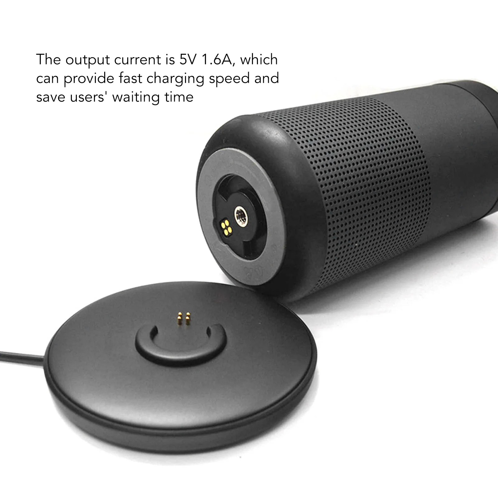Bluetooth Speaker Charging Base 5V 1.6A Replacement Charging   Dock Plug and Play Fast Charging for Revolve