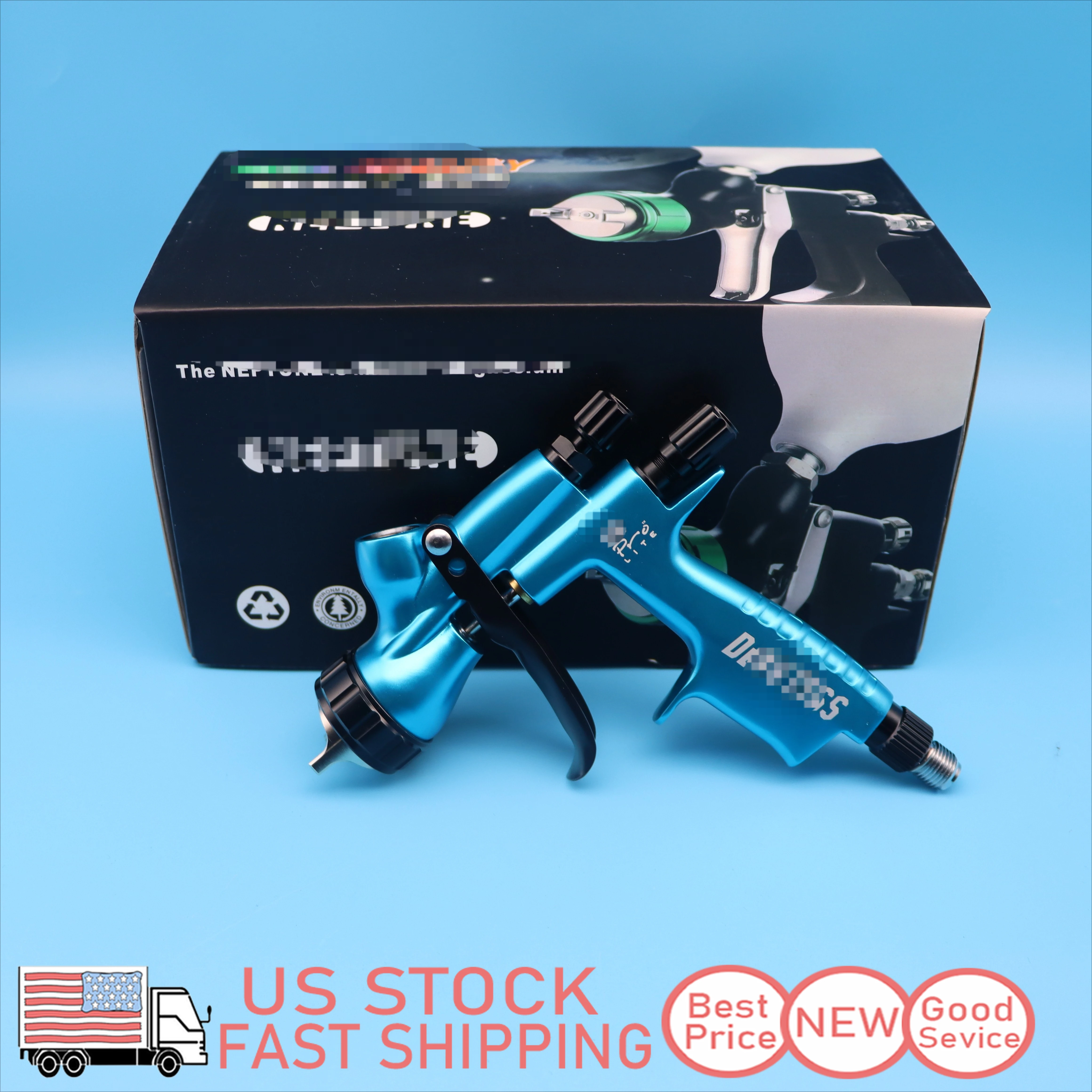 

Tpaitlss Paint 600 мл синий 110B 1,3 мм сопло LVMP пистолет-распылитель для автомобиля со смешанным стеклом воздушный распылитель на водной основе