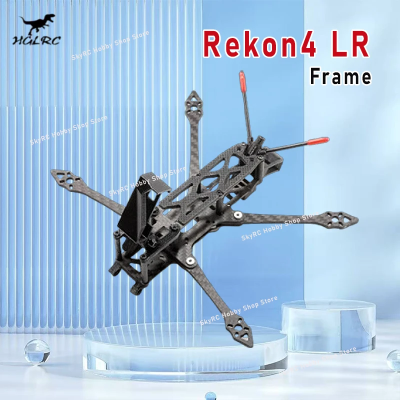 

HGLRC Rekon4 182 мм, 3K, углеродное волокно, 4-дюймовая мини-рамка дальнего действия, комплекты 3 мм, рычаг для RC FPV Racing, фристайл LR4, дроны, детали для самостоятельного изготовления