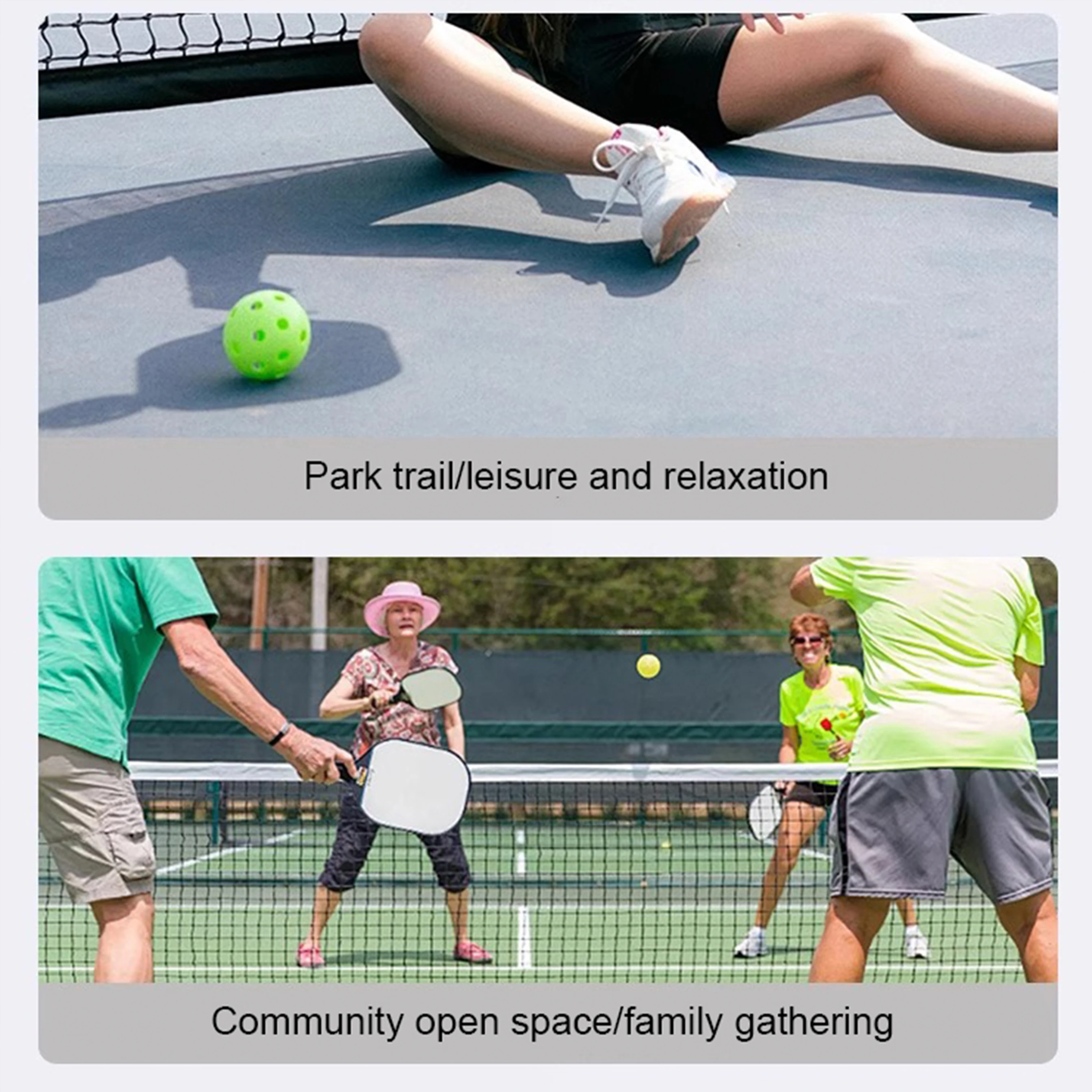 مضرب كرة المخلل من ألياف الكربون T700 الديناميكي المجوف من Florek بتصميم بدون حواف، يفضل للرياضات الخارجية والداخلية