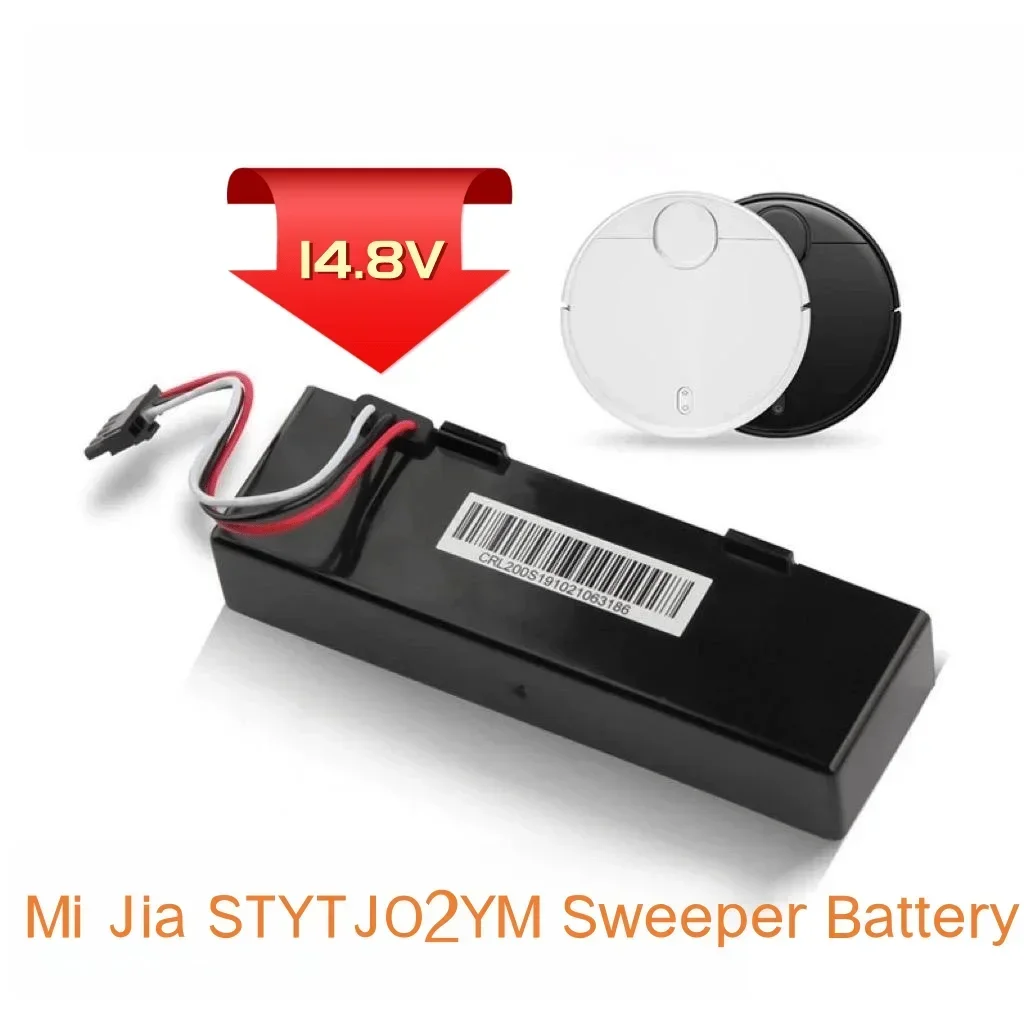 14.8V for XIAOMI(Mijia) sweeping machine mop Pro robot vacuum cleaner battery replacement STYTJ02YM Yunmi MVVO1-JG Haier JX37