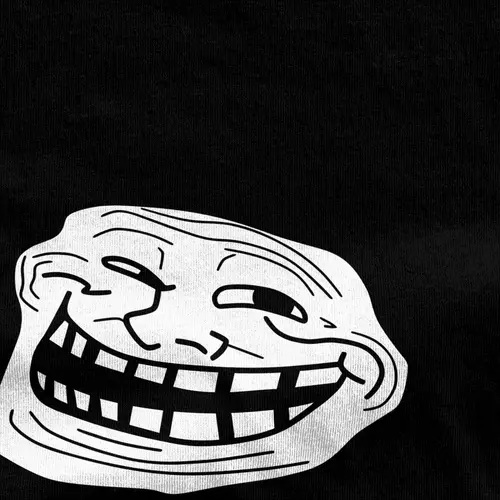 Imagen 2 del producto Rage Comic Trollfac camiseta divertida de Anime Hip Hop, camisetas de manga corta, Tops impresionantes, algodón puro, cuello redondo, ropa de verano 6XL