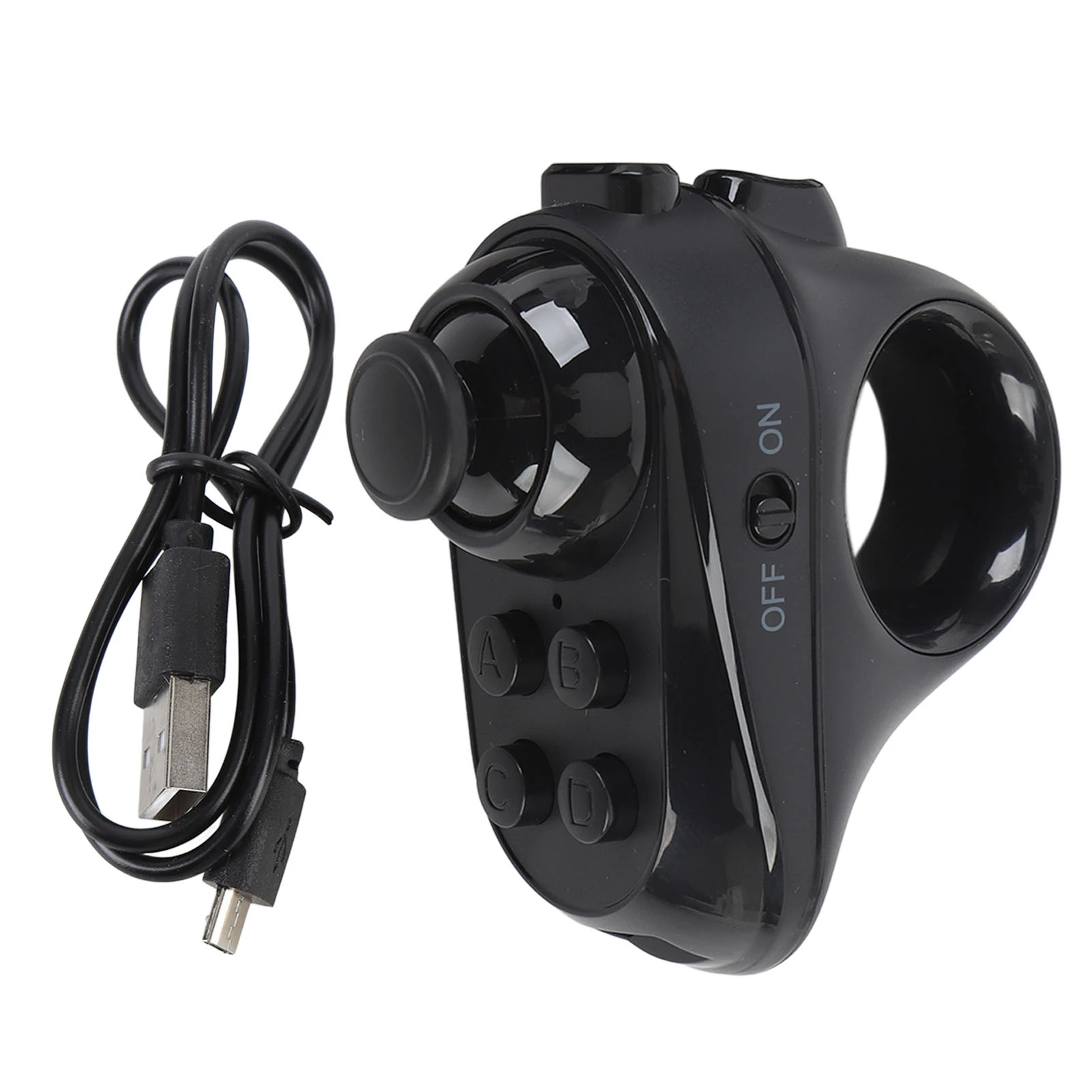 Ring Shape Bluetooth VR Remote Controller Wireless Gamepad Joystick for Tablet Smartphone Selfie Page Flipping