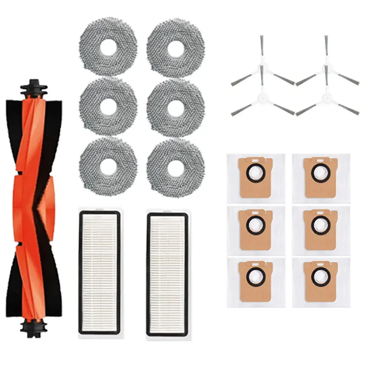 

For Xiaomi Robot Vacuum X20 + / X20 Plus Accessories Dust Bag Mop Cloth Main Side Brush Hepa Filter Replacement Parts