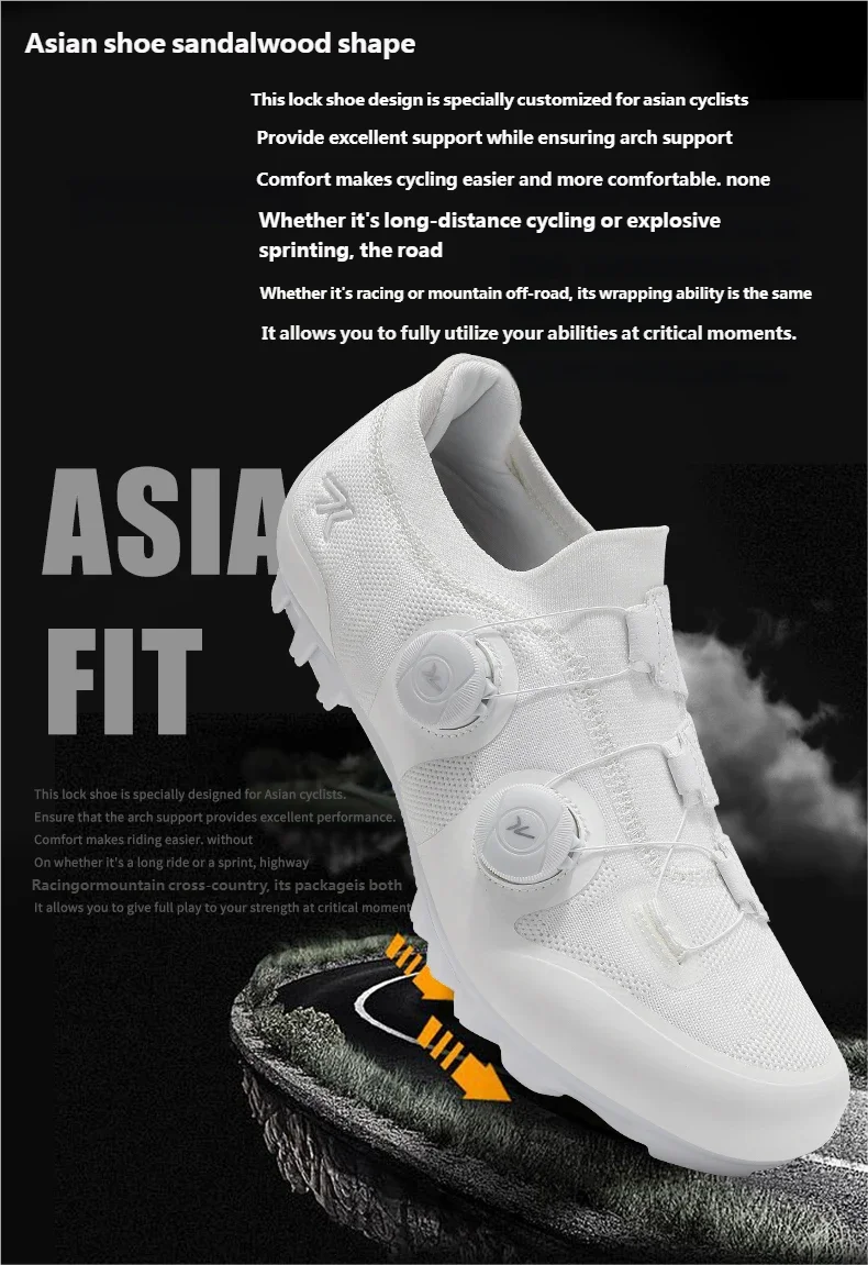 Männer Mtb Radfahren Schuhe Neue Frauen Rosa Self-Locking Stollen Geschwindigkeit Straße Fahrrad Schuhe Flache Trail Racing SPD Mountainbike turnschuhe – Detail 3
