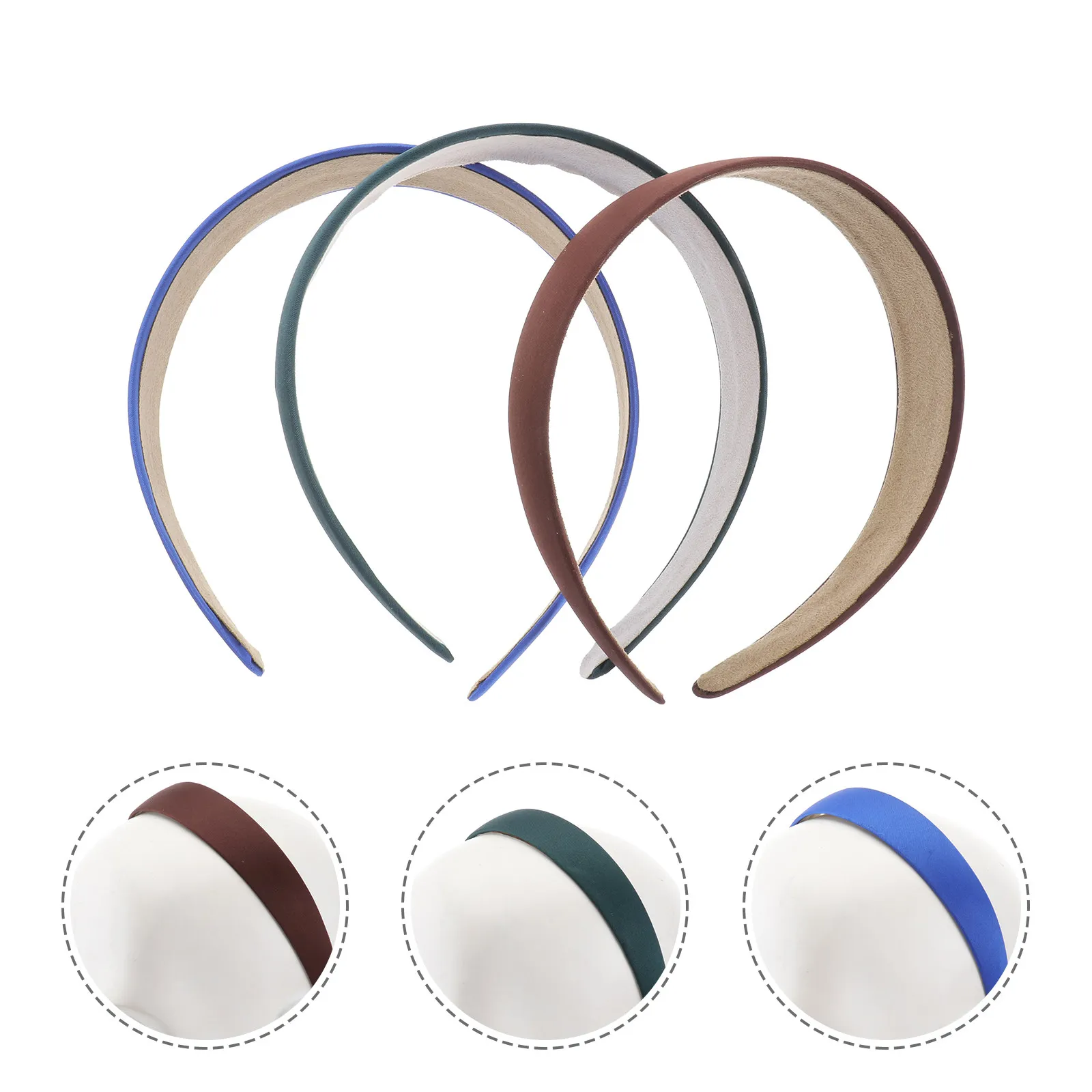 

6Pcs Wide Cloth Hairbands Elastic All-Match Headwear for Women Fashion Hair Accessory Hairband Head Hoop