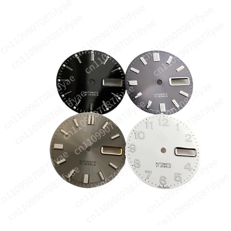 Watch accessories mechanical old 7009A/7s26A movement diagonal handle 3.8-position dial literal surface dial 28.5