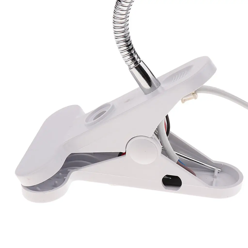 E27 Screw Clamp Lamp Holder Fixture w/ On/Off Switch Flexiable UK Plug