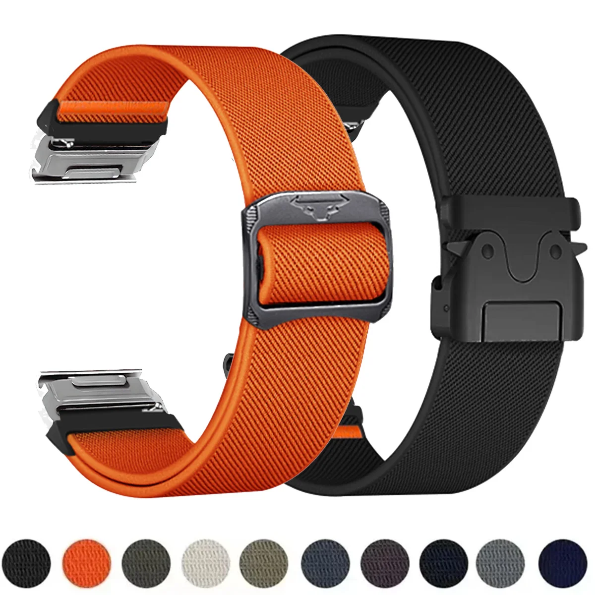 22 26mm Nylon Military strap For GARMIN FENIX 8 7 7X PRO 6X Soft wear-resistant strap body For 965 Instinctive replacement strap