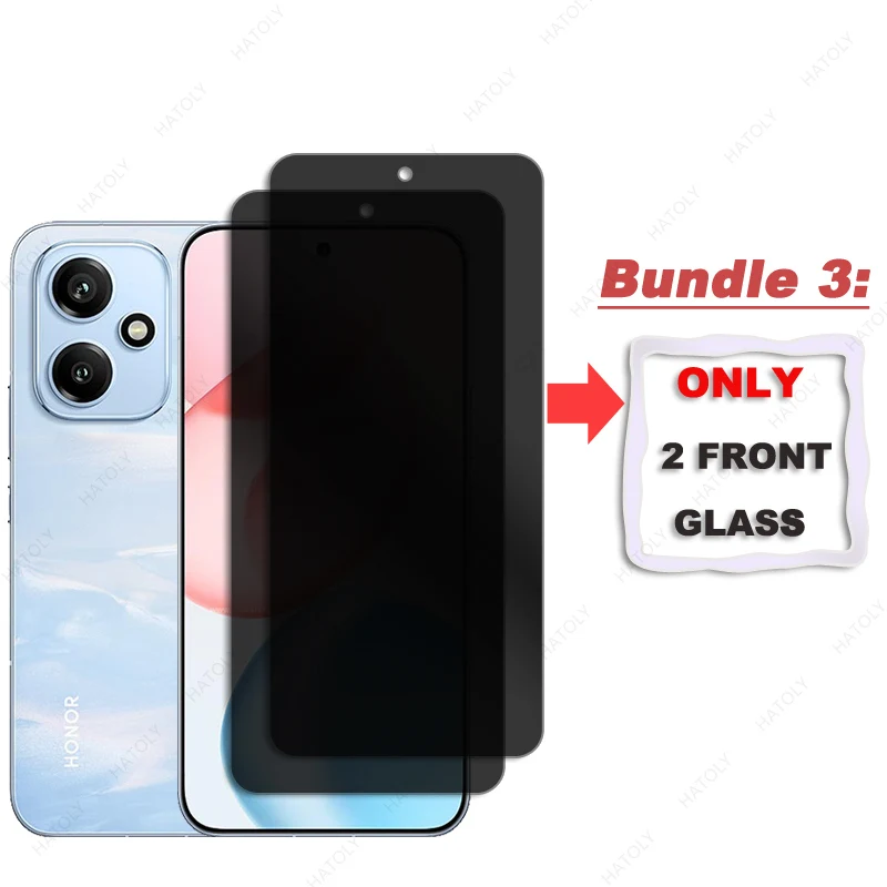 Privacy Screen Protector For Honor 400 China Glass For Honor 400 5G China Anti Glare Glass Camera Lens Protector Anti-spy Glass