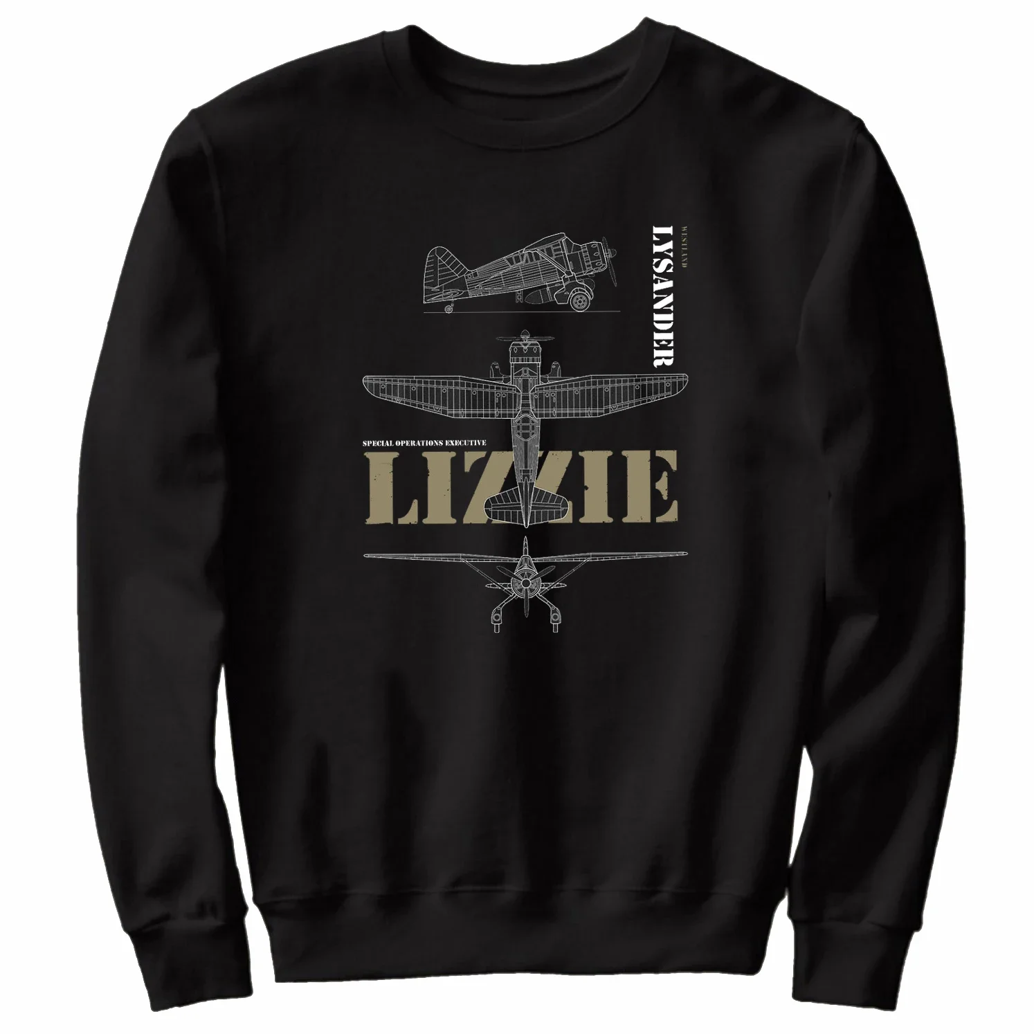 British Army Lysander Co-operation and Liaison Aircraft WWII Aviation Pullover Hoodie New 100% Cotton Casual Mens Sweatshirts