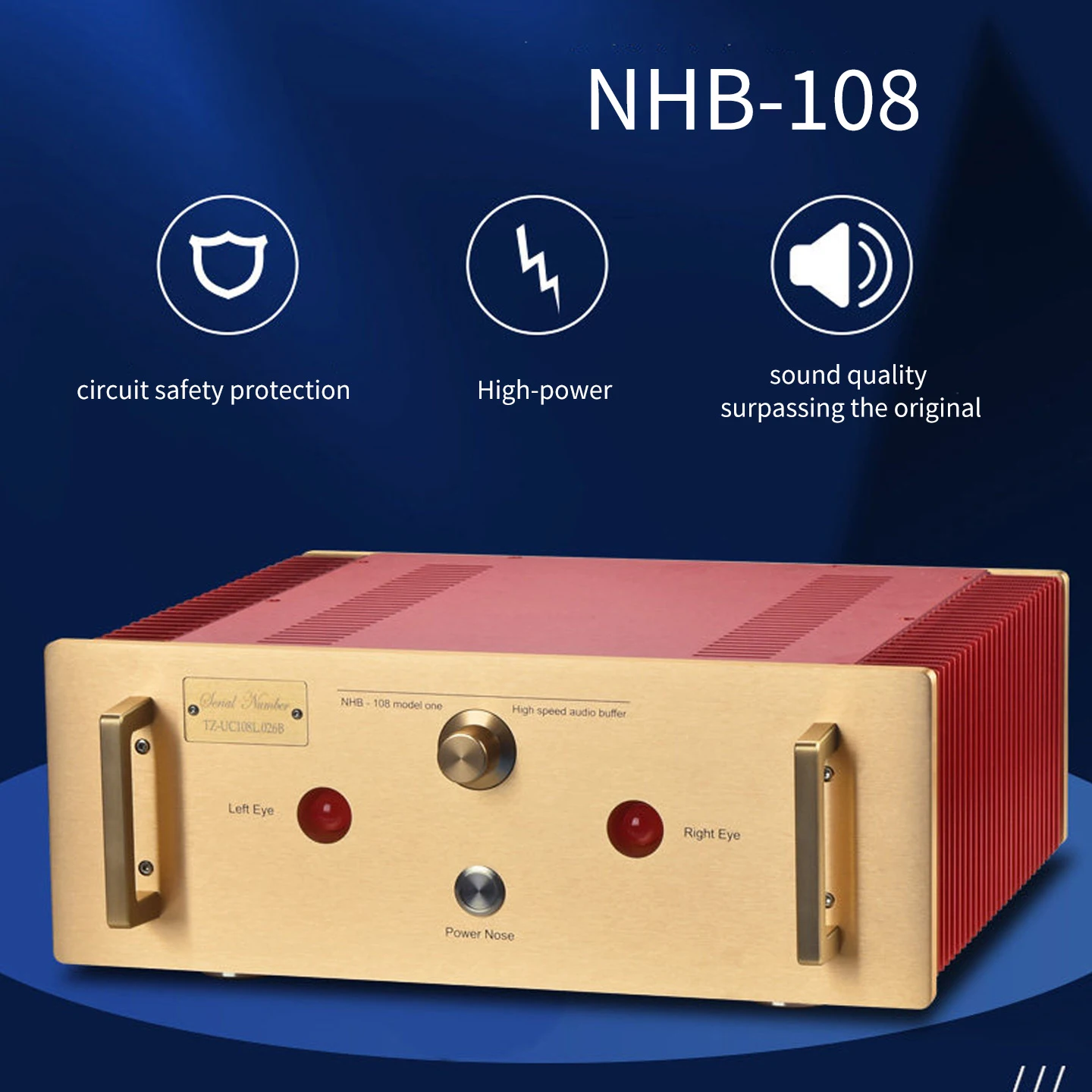AUDIO NHB-108 Class A HIFI Power Amplifier Golden NHB-108 Circuit 200W Amplifier Amp Circuit Board
