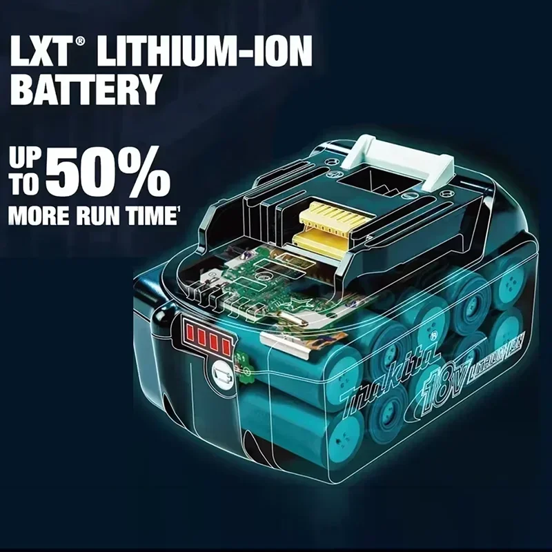 

Новая аккумуляторная батарея Makita 18В 6Ач Li-ion L1860B BL1850B для электроинструментов: бесщеточный шуруповерт, ударная дрель, электрический ударный гайковерт