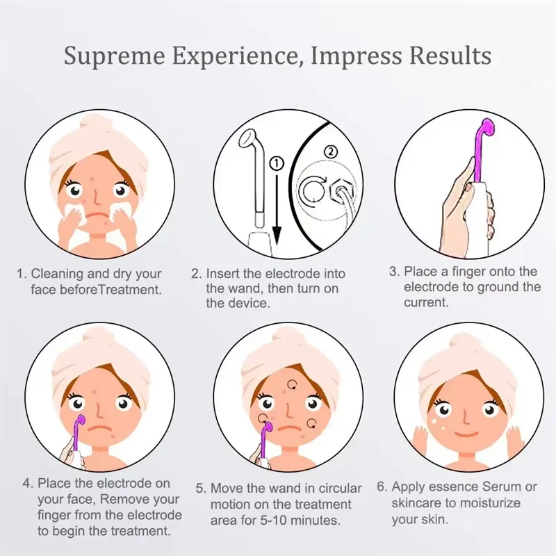 Herramienta de belleza con varita para estiramiento de la piel y cuidado facial 7 en 1