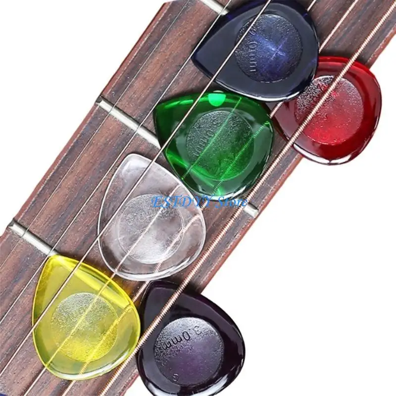 

G6DE 6 Pcs Acoustic Guitar Bass Pick Plectrums Large Size Electric Guitar Pick