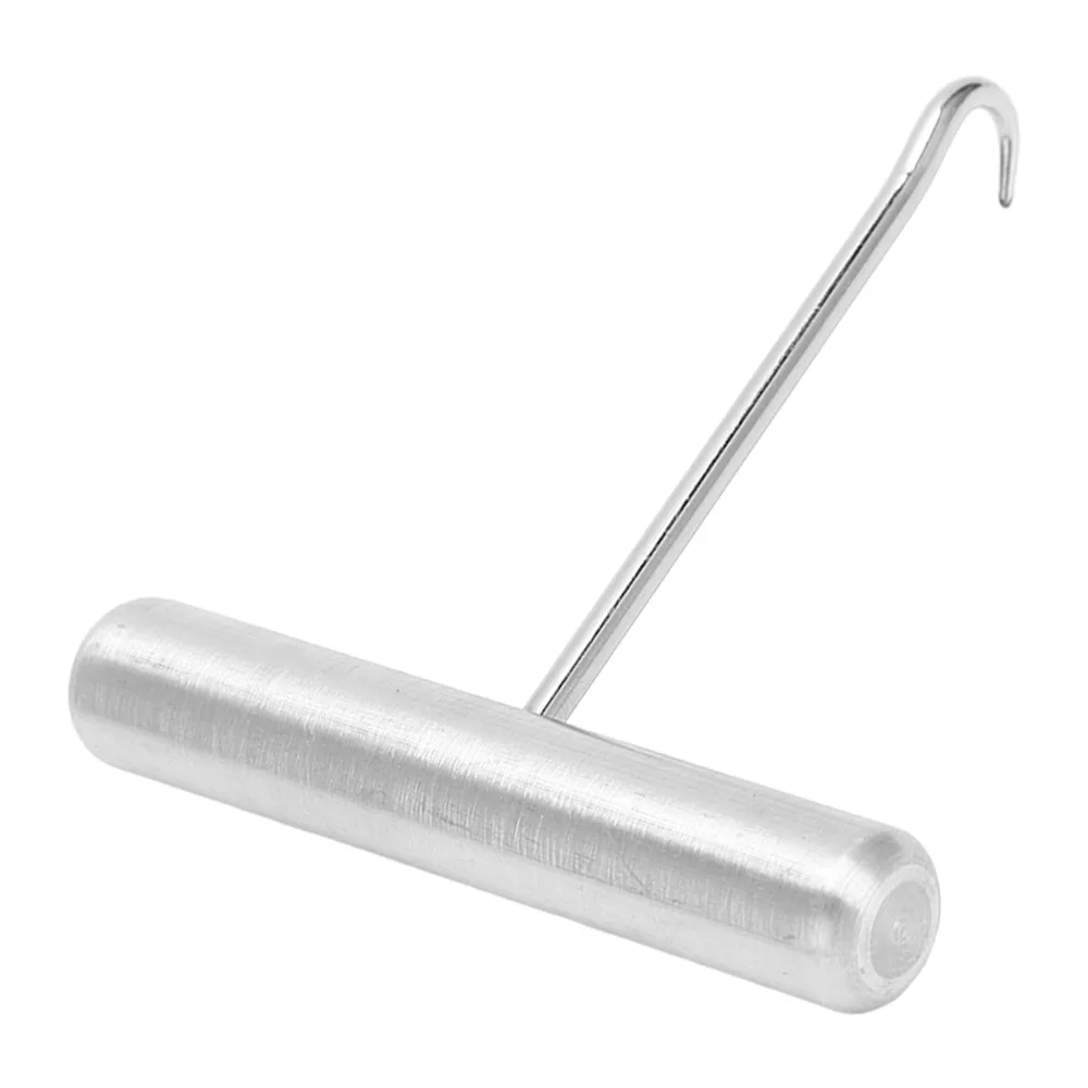 Stainless Steel Racket String Assistance Puller Durable Arc Silver Racquet Pull Hook Racket Stringing Tool Tennis Rackets