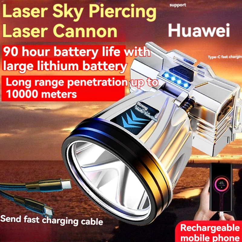 LED headlights strong light long-range rechargeable waterproof super bright head mounted night fishing light mining light ultra