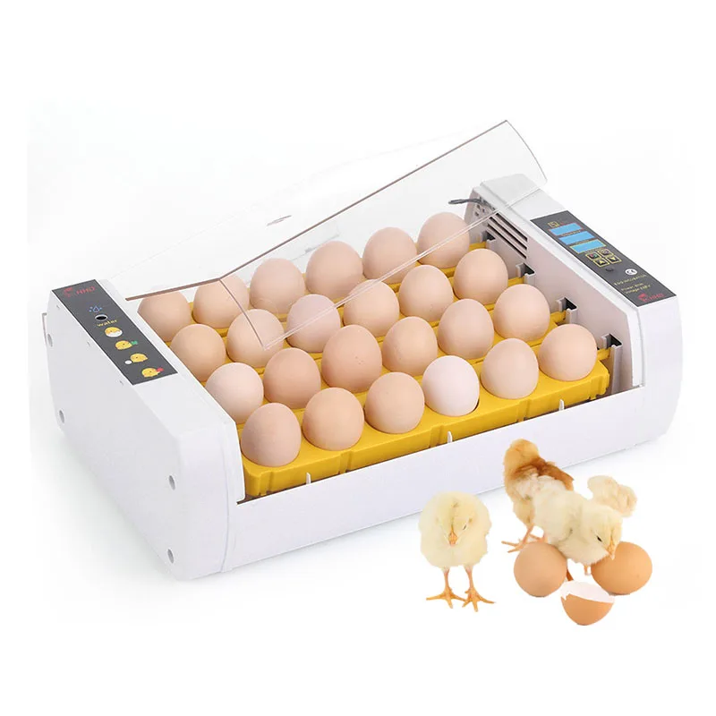 

HHD hot sale automatic egg turning 24 chicken duck quail inqubator incubators egg hatching machine YZ-24A