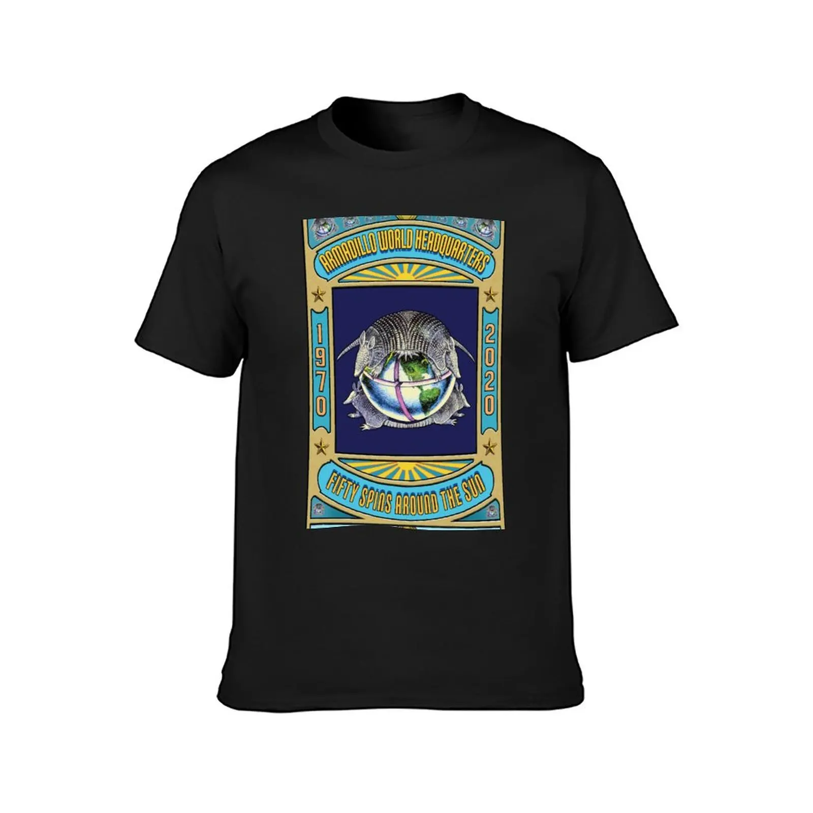 Armadillo world headquarters T-Shirt graphics heavyweights heavy weight t shirts for men