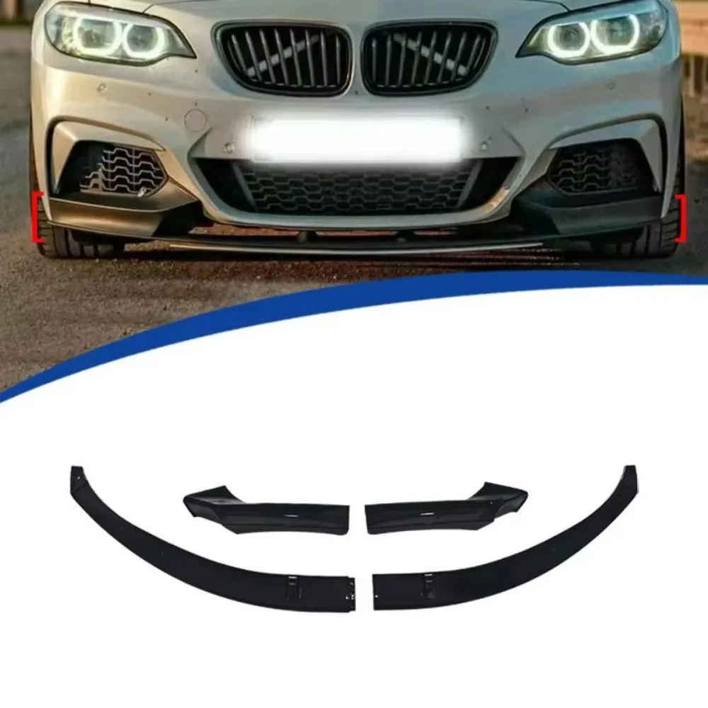 

For BMW 2 Series F22 2014-2019 Year Splitter Front Bumper Lips Spoiler Body Kit Accessories