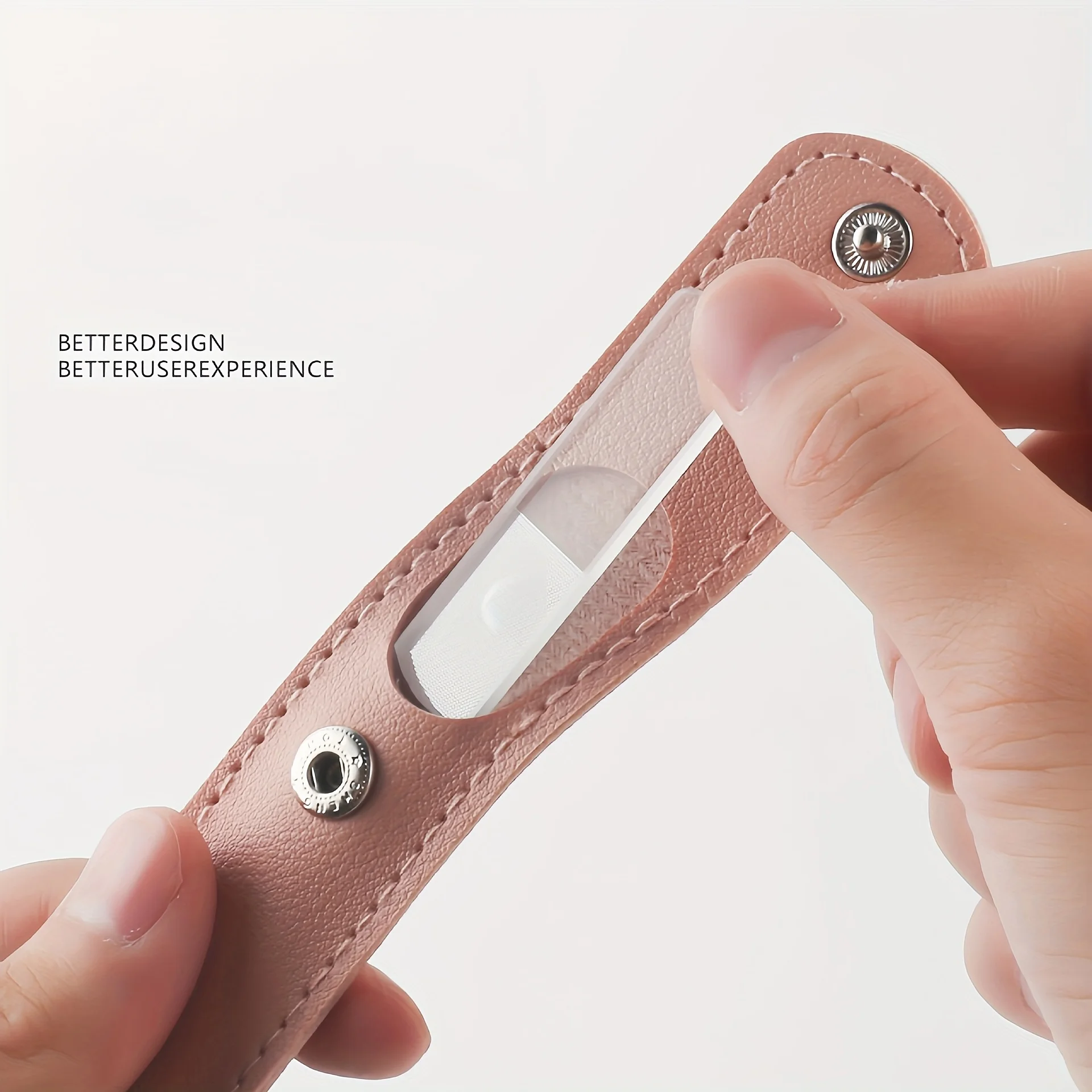 مبرد أظافر زجاجي نانو، أداة تلميع مانيكير وباديكير على الوجهين، عازلة صغيرة محمولة للعناية بالأظافر للاستخدام المنزلي في هدية السفر