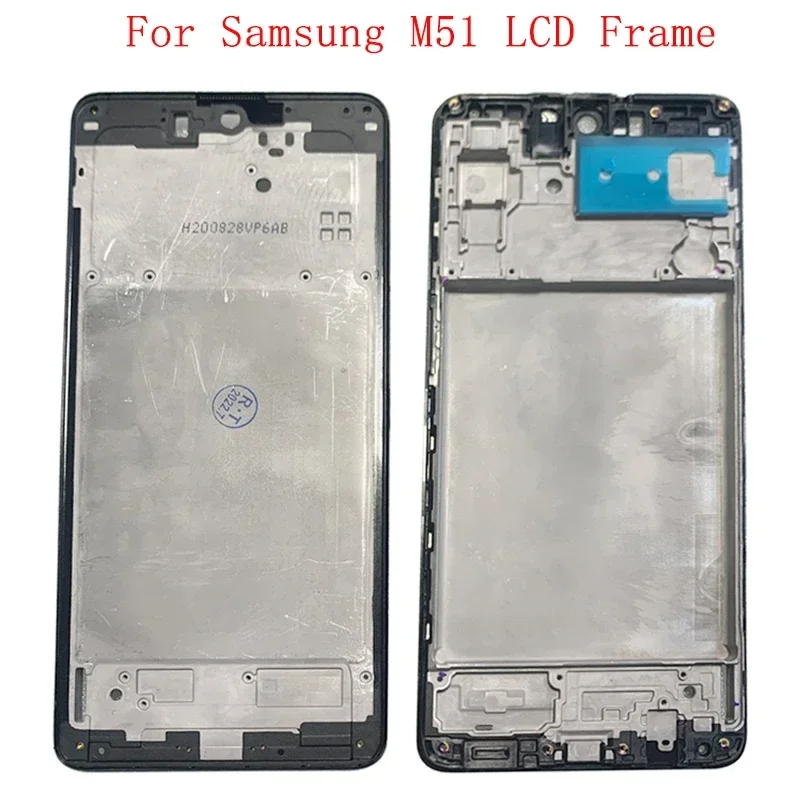 

Middle Frame LCD Bezel Plate Chassis For Samsung M51 M515 M52 Phone Housing Metal LCD Frame Repair Parts