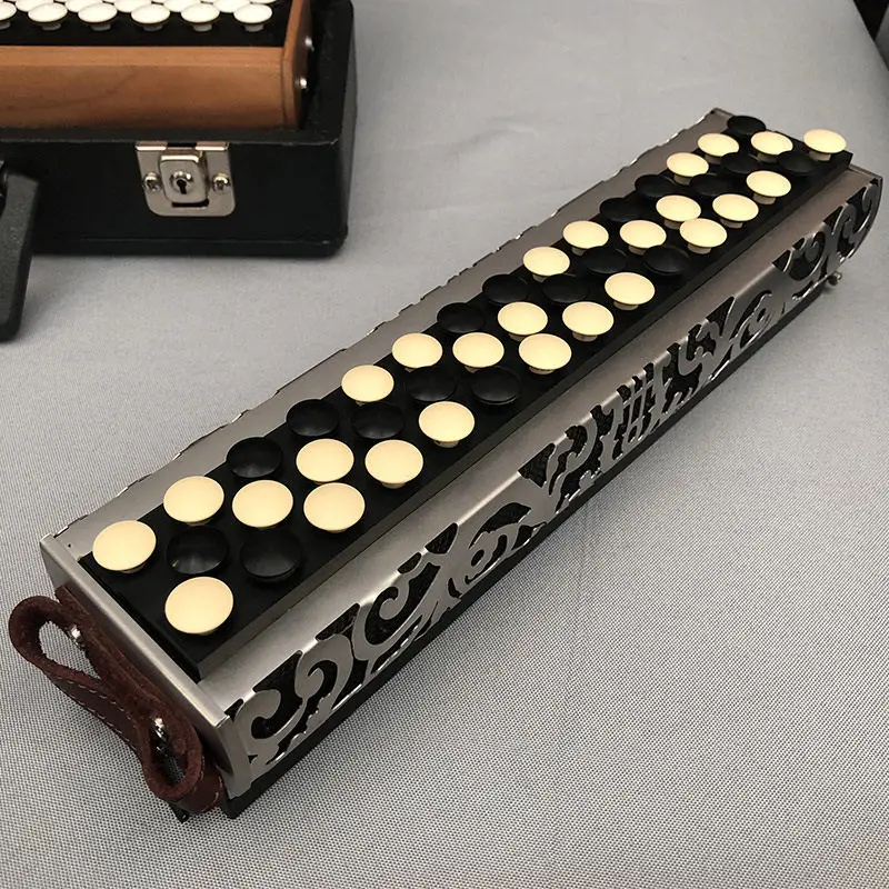 French mouth Bayan retro accordion rare antique old European musical instruments boutique collection