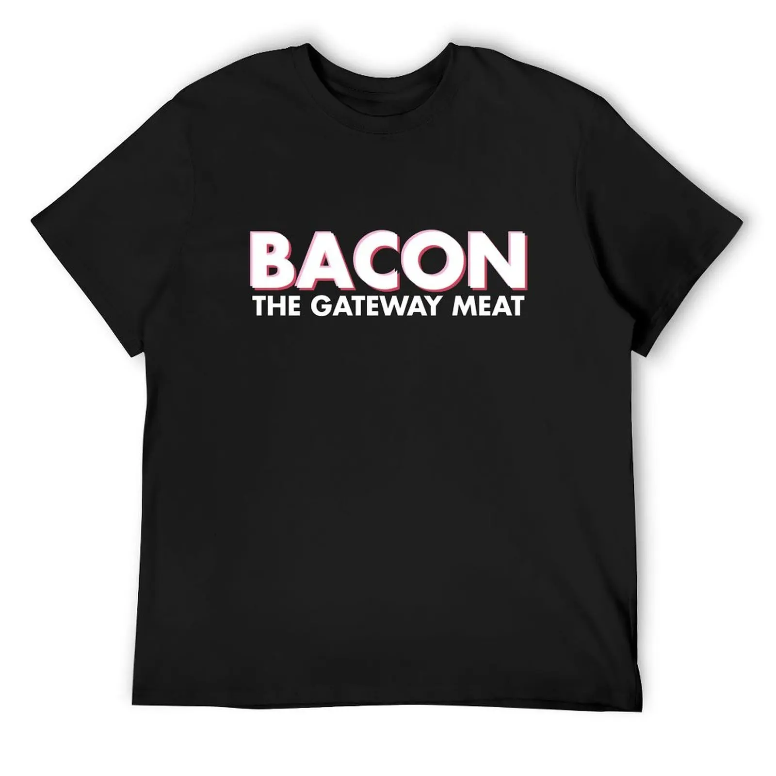 Bacon Is The Gateway Meat T-Shirt customizeds cotton graphic tees shirts men