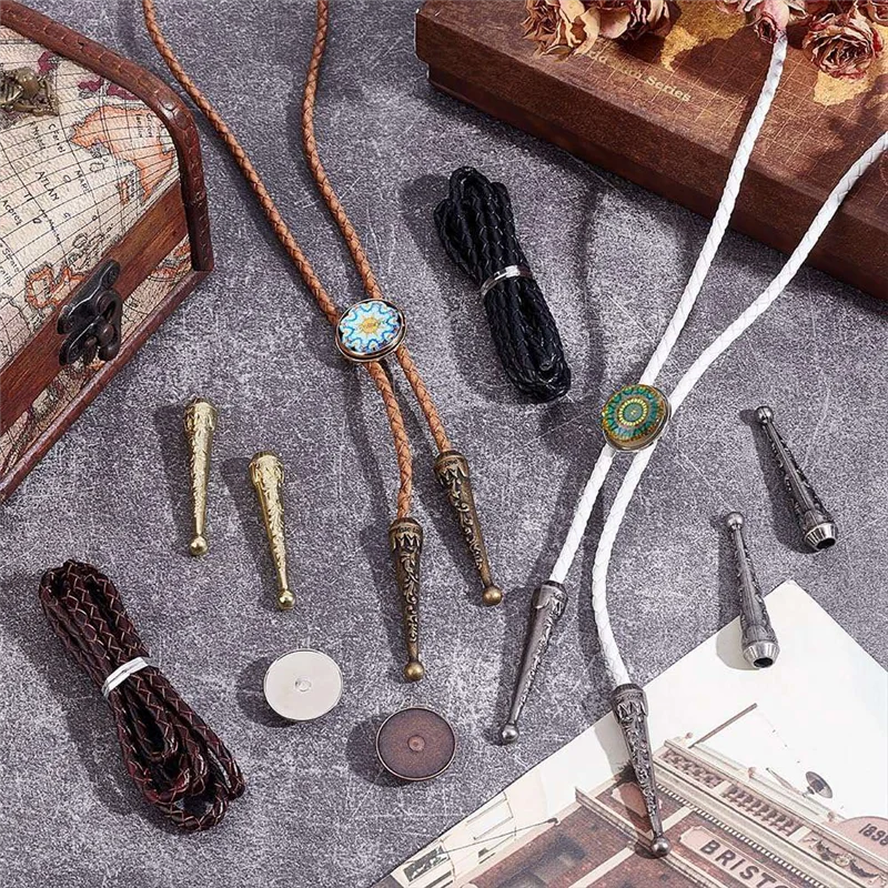 ASDS-4 مجموعات بولو التعادل صنع عدة بولو التعادل نصائح استبدال نهاية قبعات كيت شقة مستديرة بولو التعادل مشبك الملحقات