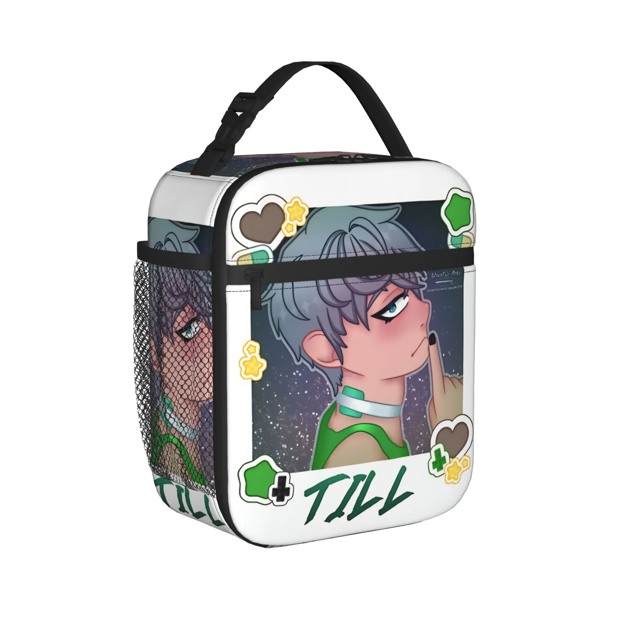Alien Stage  Till  Insulated Lunch Bags Portable Cartoon  Lunch Container Thermal Bag Lunch Box Tote Beach Food Storage Bags