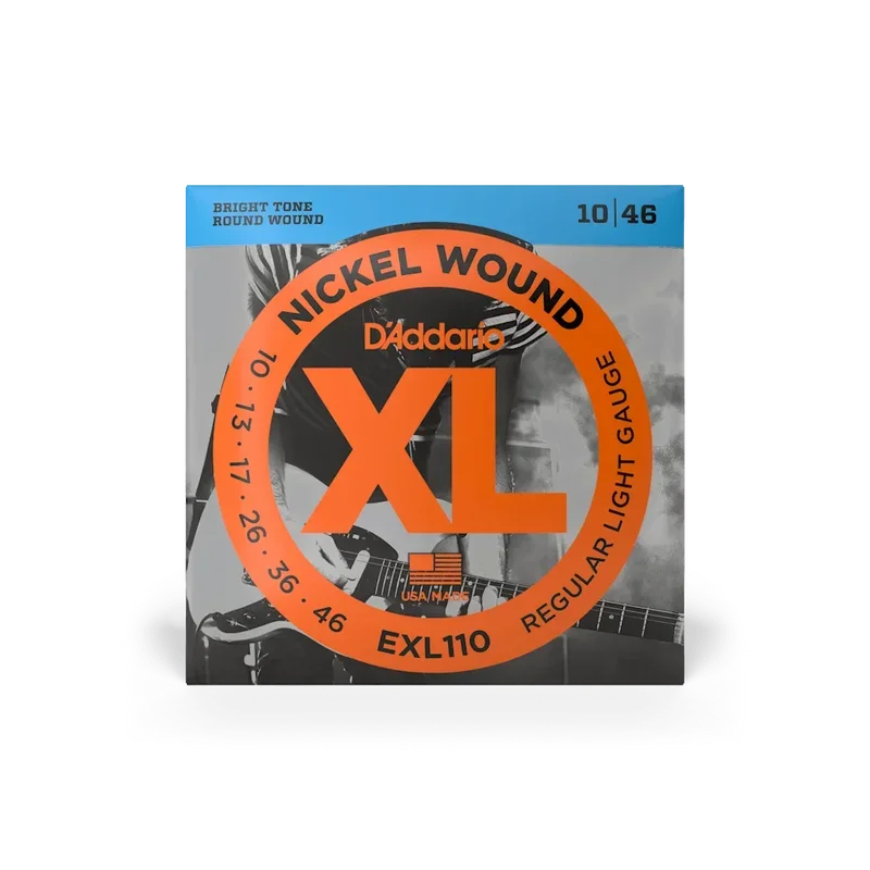 EXL110 Nickel Electric Guitar Strings 10-46 Perfect Intonation Consistent Feel Reliable Durability For 6String Music Accessories