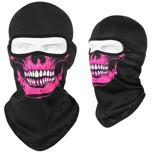 3D Skull Mask Balaclava Cap Breathable Motorcycle Riding Full Face Scarf Outdoor Men Head Cover Cycling Headgear Neck Gaiter Hat - Image 30