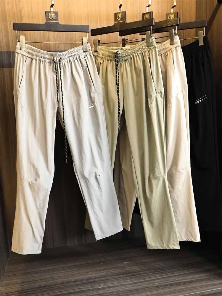 

Lightweight Breathable Men's Outdoor Casual Pants 3D Tailoring Straight Leg Spring Summer Faion Urban Sle Single Color