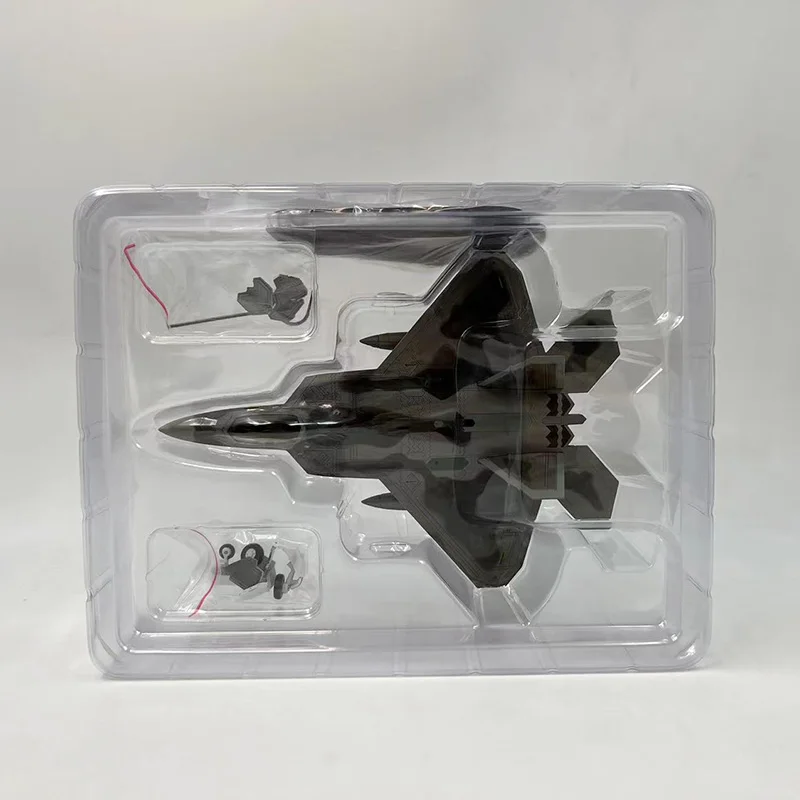 Wltk Diecast Metal Plane Toy 1/100 Scale Model Toys Lockheed F-22 F22 Raptor Fighter USA Air Force