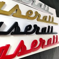 Suitable for the new Maserati logo, maserati gt, English letter logo, rear and rear logo with side stickers