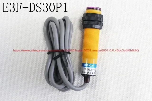 Infrared switch, diffuse reflection photoelectric switch E3F-DS30P1, PNP, three lines often open