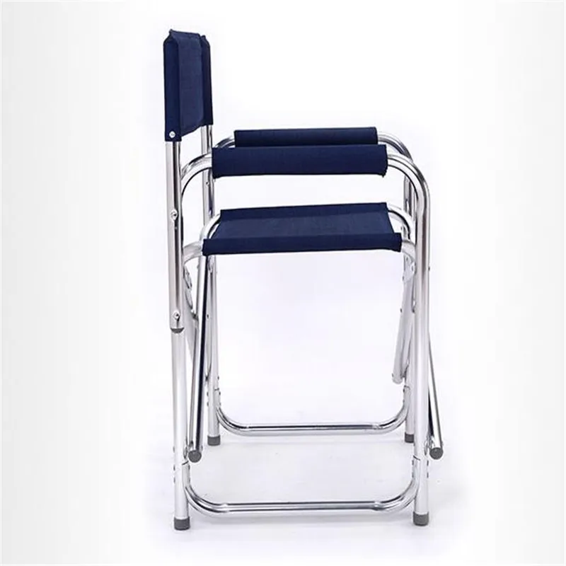 Double Layer Cotton Padded Lounge Chair Aluminum Alloy Folding Portable for Office Beach Outdoor Use
