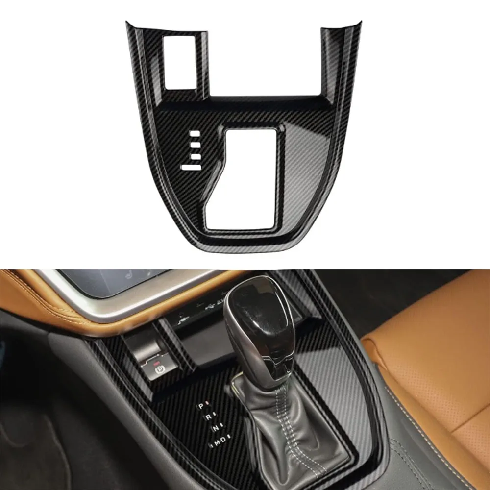 Car Gear Panel Cover with Extra Button for 2020 2021 2022 2023 2024 Subaru Outback Legacy Interior Accessories Trim Styling