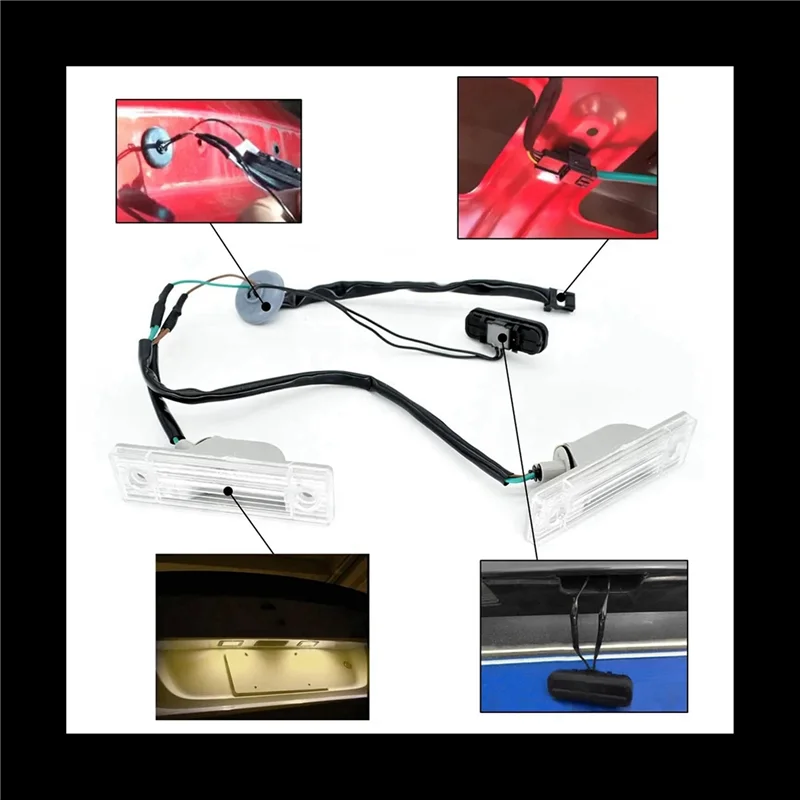 

AB56-Auto 5 Pair Rear License Plate Light And Trunk Release Switch For Orlando Cruze 2011-2014 95961097 95107229 Parts
