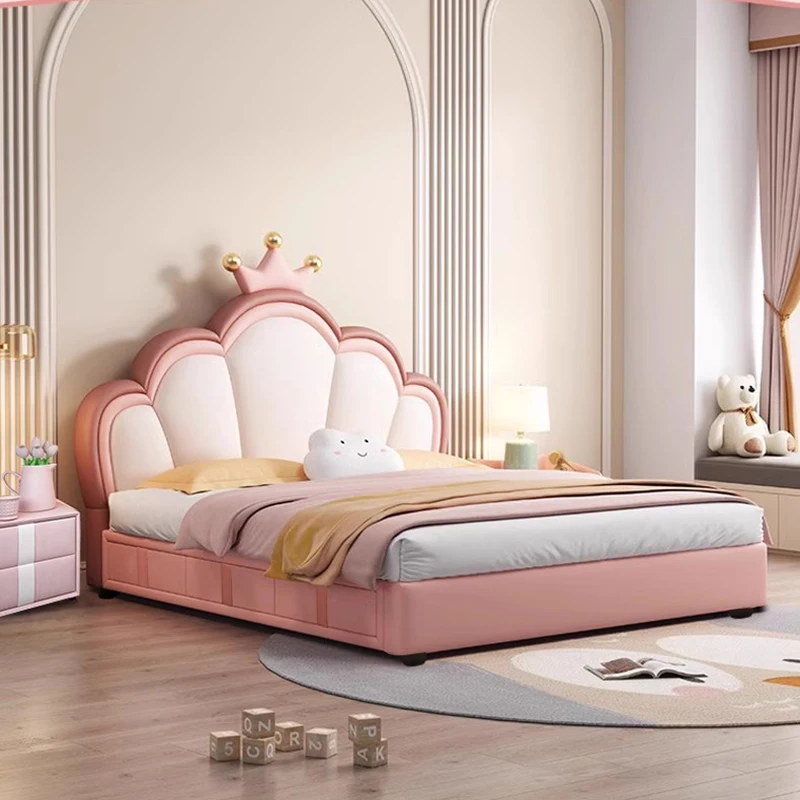 Sofa Single Children Bed Double Baby Castle Sleeping Bases Modern Teenager Children Bed Luxury Camas Y Muebles Baby Furniture