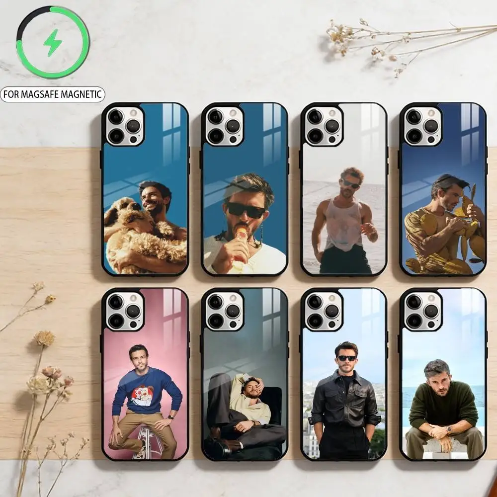 

J-Jonathan S-Stuart B-Bailey Magnetic For Magsafe Wireless Charging Phone Case For iPhone17,16,15,14,13,12,11 Plus,Pro Max