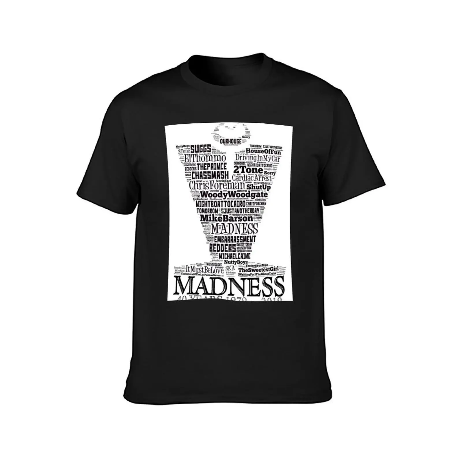 Madness - 40 years T-Shirt summer clothes sublime black t-shirts for men