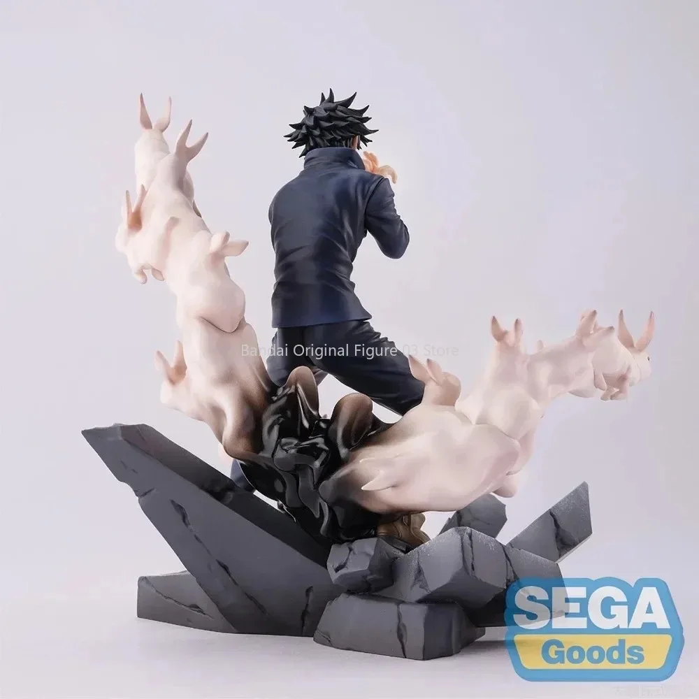 En stock Original SEGA Jujutsu Kaisen 19cm Fushiguro Megumi estatua Anime estatuilla PVC modelo muñeca colección juguete para regalo