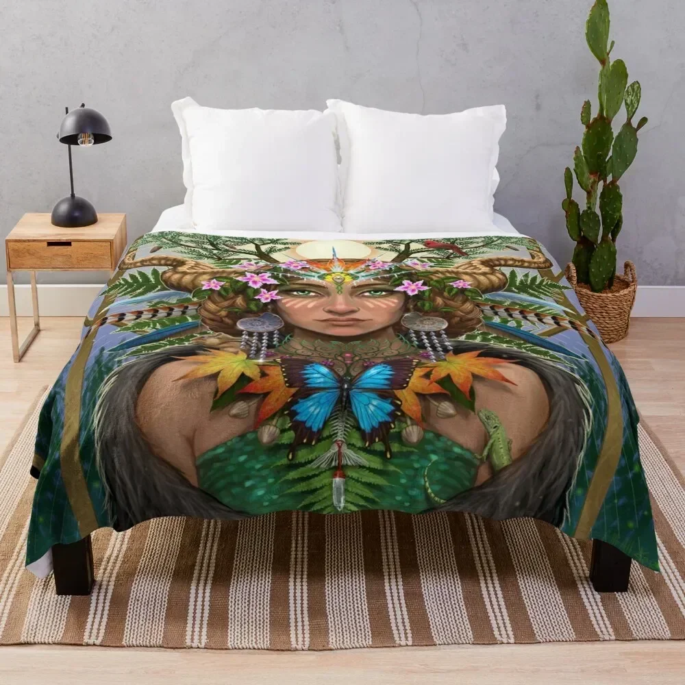 

Divine Gaia Throw Blanket All Season Soft Lightweight Blanket for Home