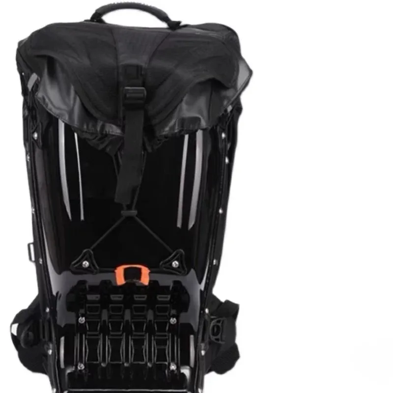 Motorcycle Helmet Bag Waterproof Protective Backpack 25L Hard Shell ABS Travel Luggage Tank Bag